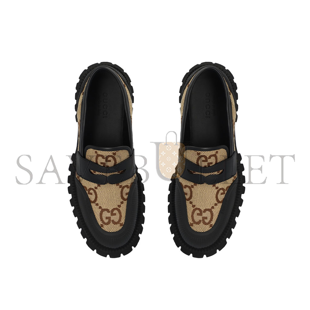GUCCI MAXI GG SLIP-ON LOAFERS 739776